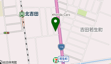 大型コインランドリー県央吉田店の地図画像