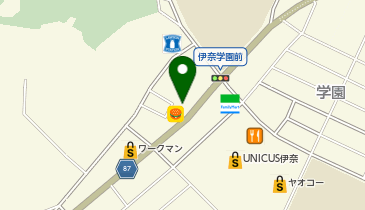 あらい屋いこい伊奈店の地図画像