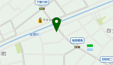 シャン24(schon)川花店の地図画像