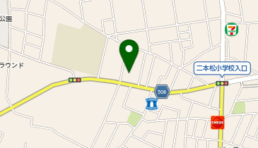 MaruWASH二本松店の地図画像