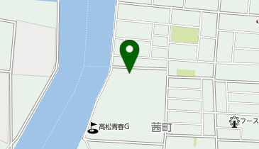 コインランドリースーパー銭湯あかね温泉の地図画像