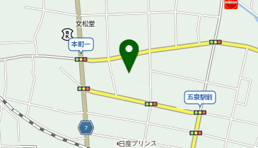 大型コインランドリー五泉駅前店の地図画像