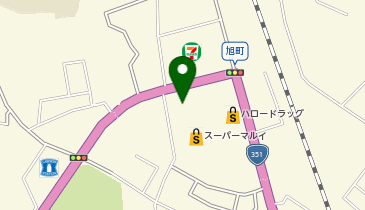 ベルローブコインランドリー旭町店の地図画像