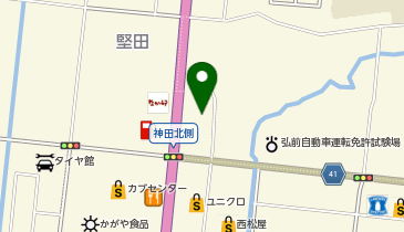 ドゥランドリー弘前堅田店の地図画像