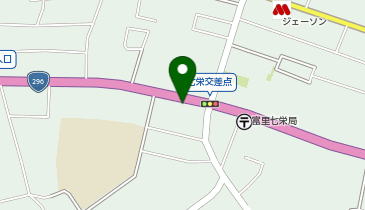 ジャンボランドリーふわふわ富里七栄店の地図画像