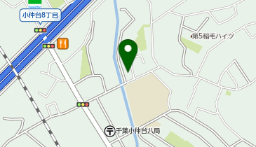 サンブルー 稲毛小仲台店の地図画像