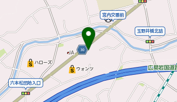 WASH PARK 廿日市宮内2号店の地図画像