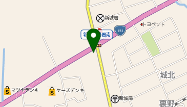 シャン(schon)24新城店の地図画像