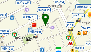 LAUNDRY.TERRACE.TENJINの地図画像