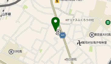 てんくんランドリー目白店の地図画像