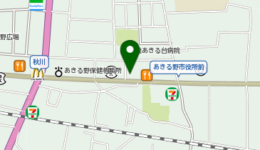 コインランドリーアニカあきる野秋川店の地図画像