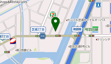 WASH&DRY24 芝浦店の地図画像