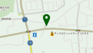 大型コインランドリー板野店の地図画像