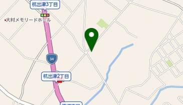 アサヒコインランドリー大村杭出津店の地図画像