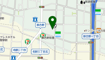 MAXWASH&CAFE名古屋桜通口の地図画像