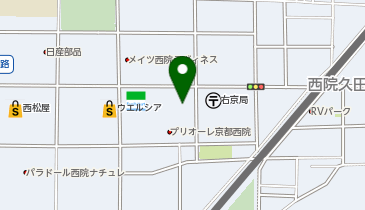 ヒューマンライフケア京都西院の地図画像