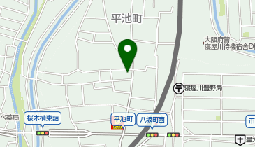 ヒューマンライフケア寝屋川の湯の地図画像