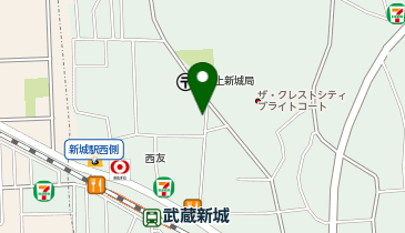 まいばすけっと武蔵新城駅北の地図画像