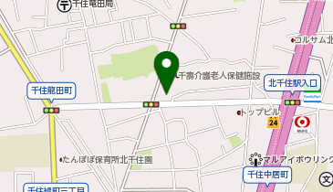 まいばすけっと千住中居町の地図画像