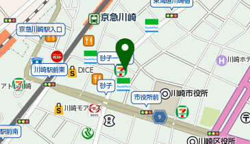 まいばすけっと京急川崎駅東の地図画像