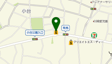 まいばすけっと宮前小台の地図画像