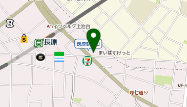 まいばすけっと長原の地図画像