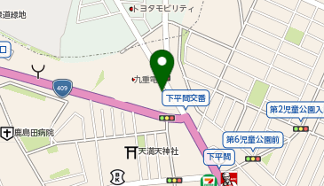 まいばすけっと川崎下平間の地図画像