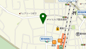 まいばすけっと鶴見駅西口の地図画像