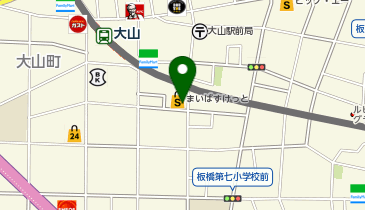 まいばすけっと大山金井町の地図画像