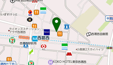 まいばすけっと西葛西駅前の地図画像