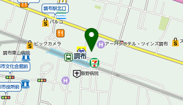 まいばすけっと調布駅東口の地図画像