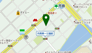 まいばすけっと月島2丁目の地図画像