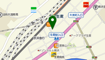 まいばすけっと生麦の地図画像