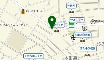 まいばすけっと鶴見本町通の地図画像