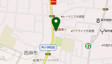 まいばすけっと西麻布の地図画像