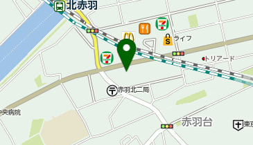 まいばすけっと北赤羽駅南の地図画像
