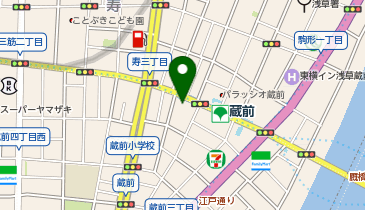 まいばすけっと蔵前駅前の地図画像