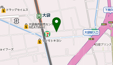 まいばすけっと大袋駅前の地図画像
