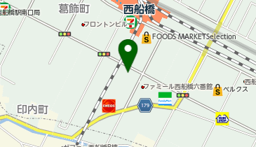 まいばすけっと西船橋駅南の地図画像