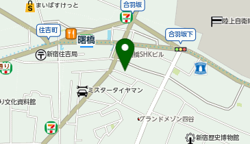 まいばすけっと曙橋駅東の地図画像