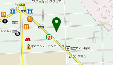 まいばすけっと国立駅東の地図画像