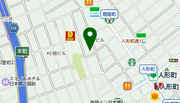 まいばすけっと日本橋堀留町1丁目の地図画像