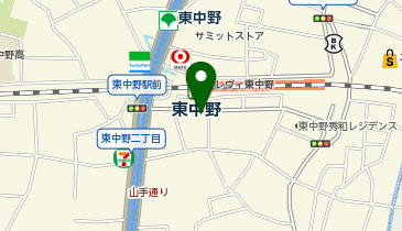 まいばすけっと東中野1丁目の地図画像