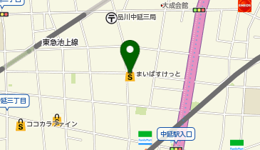 まいばすけっと東中延の地図画像