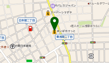 まいばすけっと日本堤1丁目の地図画像