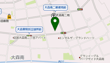 まいばすけっと大森南2丁目の地図画像