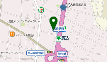 まいばすけっと馬込駅前の地図画像
