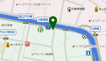 まいばすけっと東五軒町の地図画像