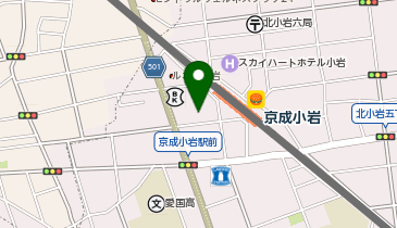 まいばすけっと京成小岩駅南の地図画像