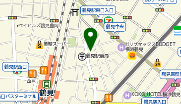 まいばすけっと鶴見駅東口の地図画像